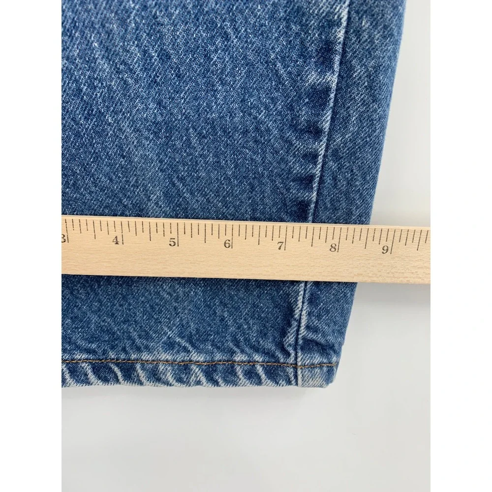Vintage Levis 505 Jeans Mens 36x32 Blue Fade 90s Straight Leg Denim Pants